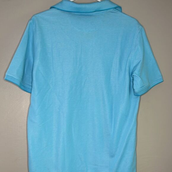 Izod men’s light blue short sleeve polo top size small - Picture 7 of 7